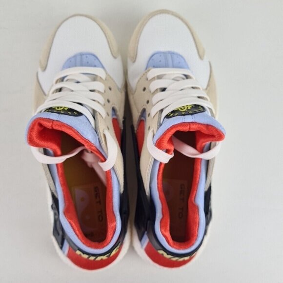 Nike Huarache Run GS Multicolor Athletic Shoes - Picture 6 of 12